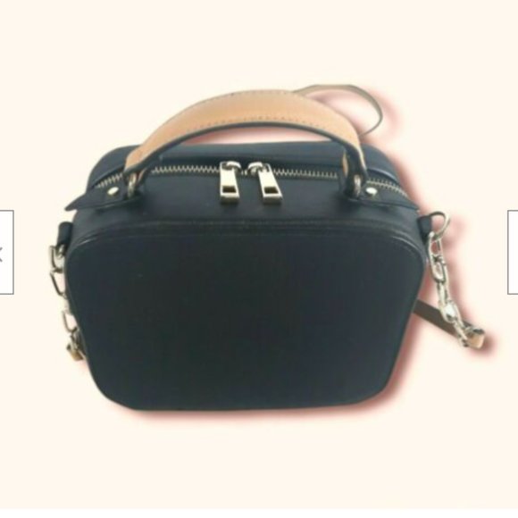 River Island satchel Shoulder Bag Purse with Zipper closure - Picture 4 of 9